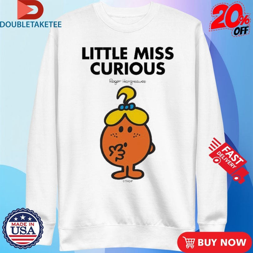 Official Mr. Men Little Miss Little Miss Curious Shirts Unisex , , , Long Sleeve Tee