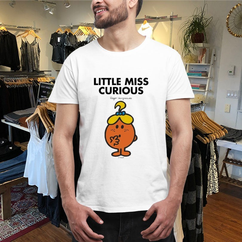 Official Mr. Men Little Miss Little Miss Curious Shirts Unisex , , , Long Sleeve Tee