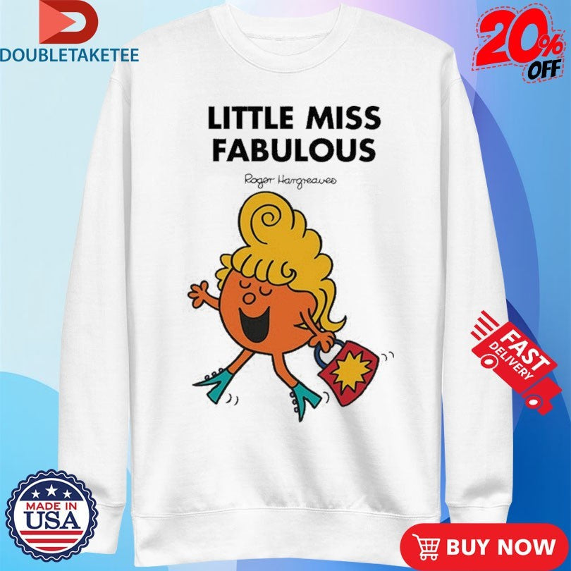 Official Mr. Men Little Miss Little Miss Fabulous Shirts Unisex , , , Long Sleeve Tee
