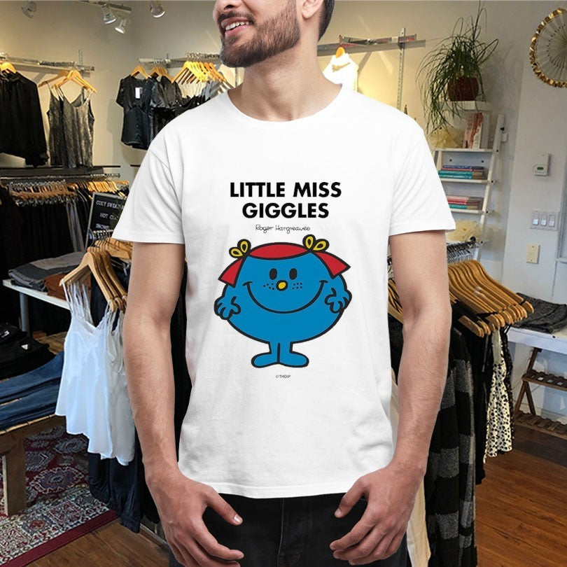 Official Mr. Men Little Miss Little Miss Giggles Shirts Unisex , , , Long Sleeve Tee