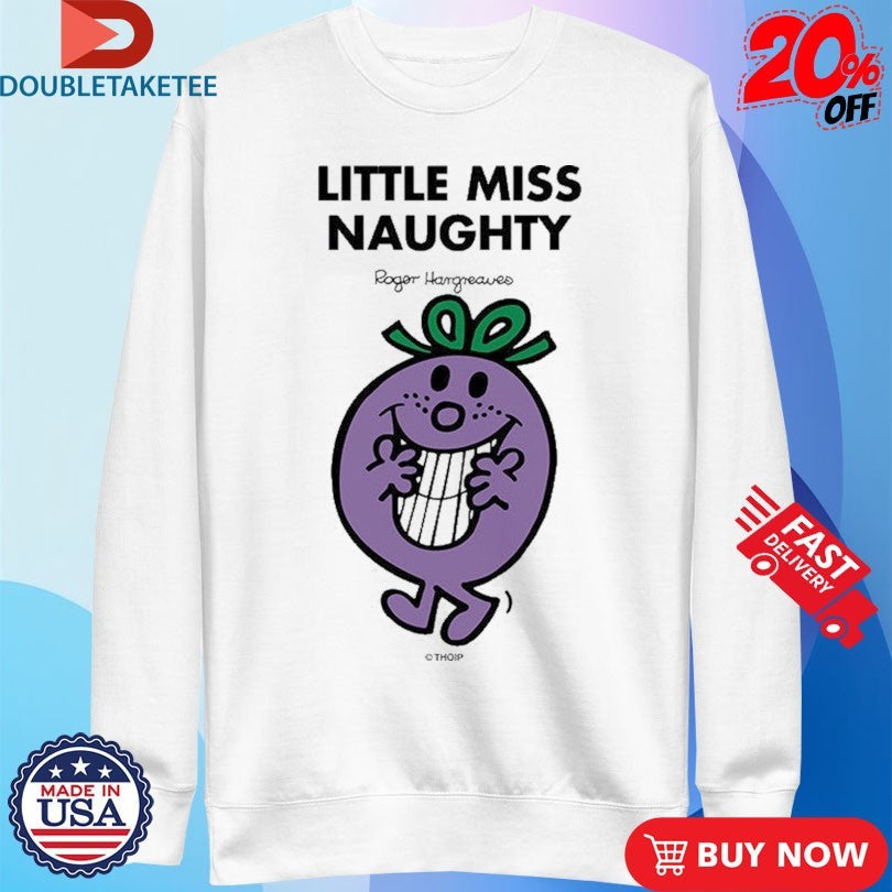 Official Mr. Men Little Miss Little Miss Naughty Shirts Unisex , , , Long Sleeve Tee