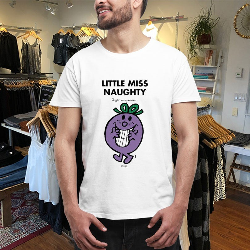 Official Mr. Men Little Miss Little Miss Naughty Shirts Unisex , , , Long Sleeve Tee