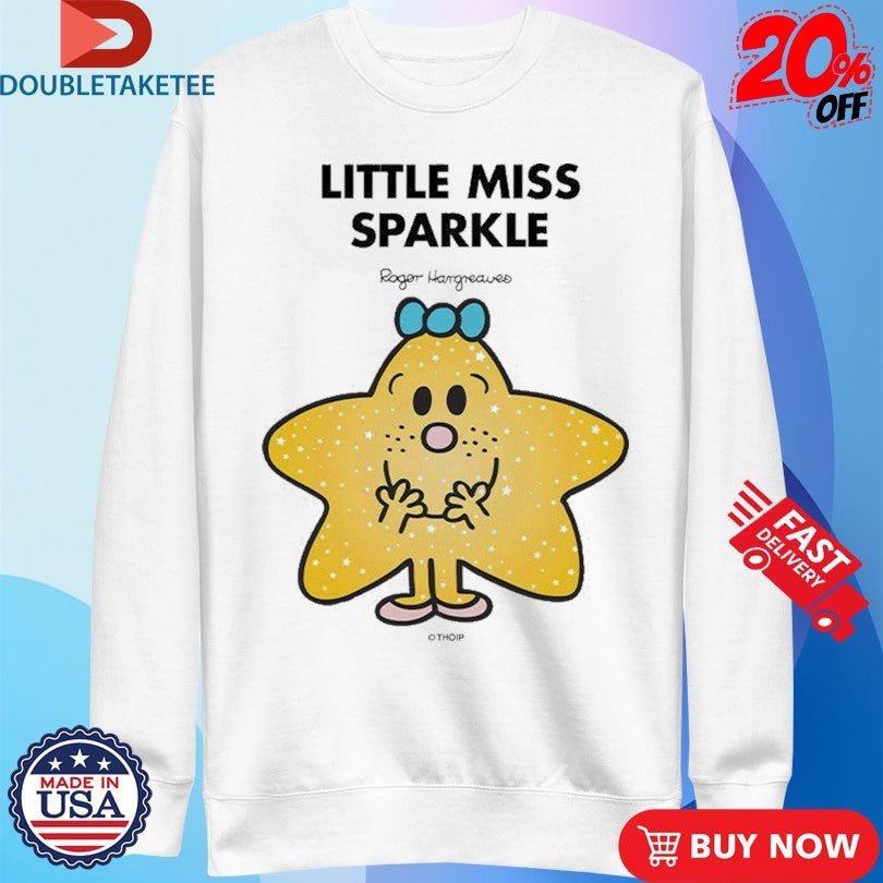 Official Mr. Men Little Miss Little Miss Sparkle Shirts Unisex , , , Long Sleeve Tee