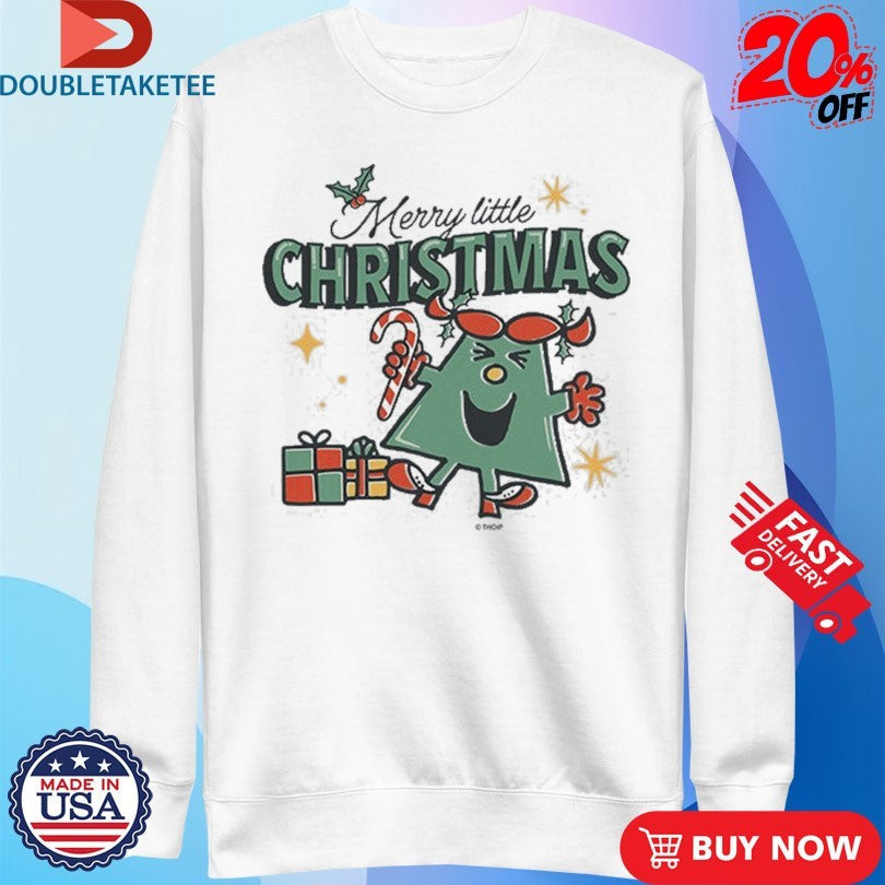 Official Mr. Men Little Miss Merry Christmas Shirts Unisex , , , Long Sleeve Tee