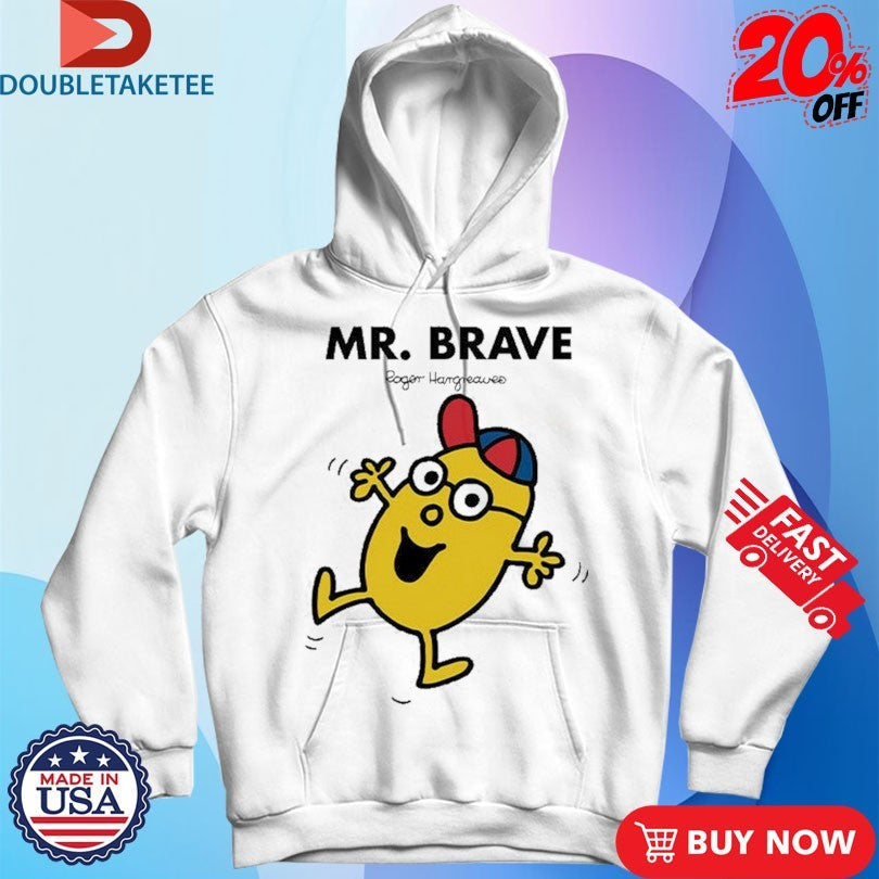 Official Mr. Men Little Miss Mr. Brave Shirts Unisex , , , Long Sleeve Tee