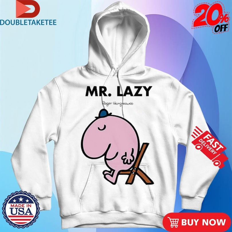 Official Mr. Men Little Miss Mr. Lazy Shirts Unisex , , , Long Sleeve Tee