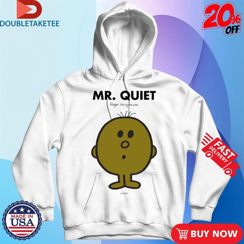 Official Mr. Men Little Miss Mr. Quiet Shirts Unisex , , , Long Sleeve Tee