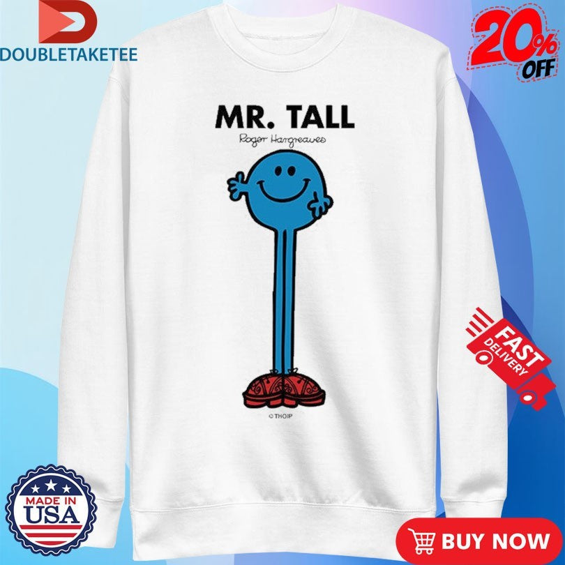 Official Mr. Men Little Miss Mr. Tall Shirts Unisex , , , Long Sleeve Tee