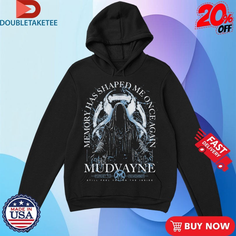 Official Mudvayne Memory Has Shaped Me Once Again Forget To Remember Still Feel You On The Inside Black Knight Shirts