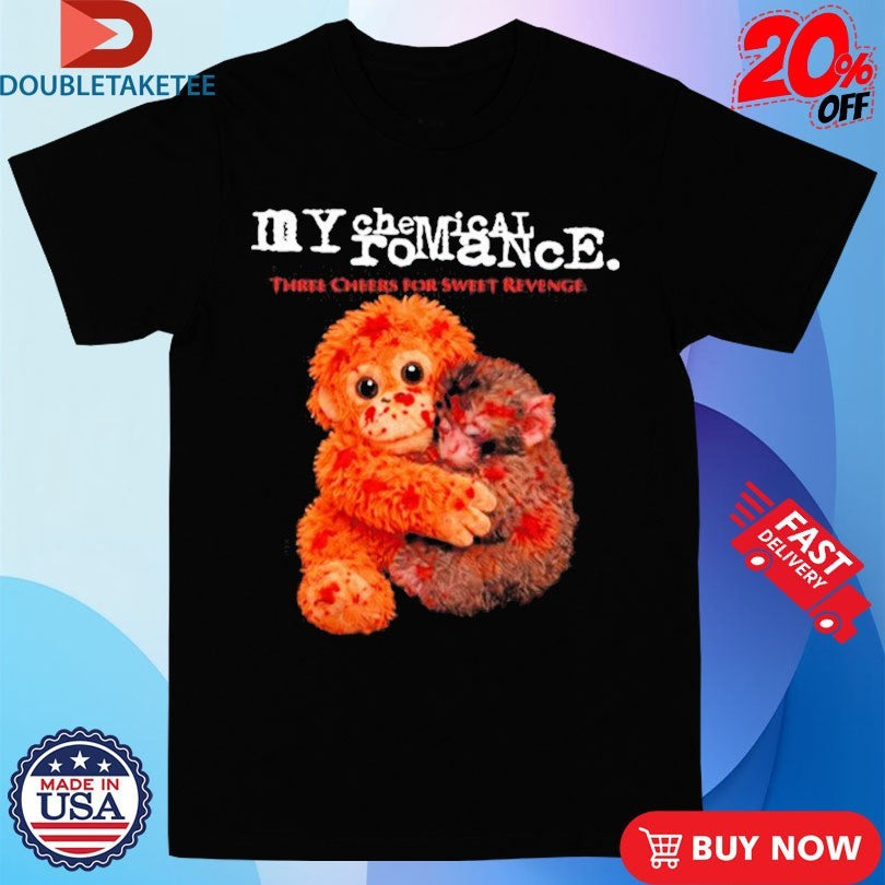 Official My Chemical Romance Punch Monkey Three Cheers For Sweet Revenge Shirts Unisex , , , Long Sleeve Tee