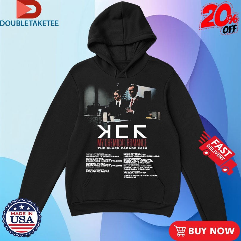 Official My Chemical Romance The Black Parade 2026 Southeast Asia Schedule Shirts Unisex , , , Long Sleeve Tee