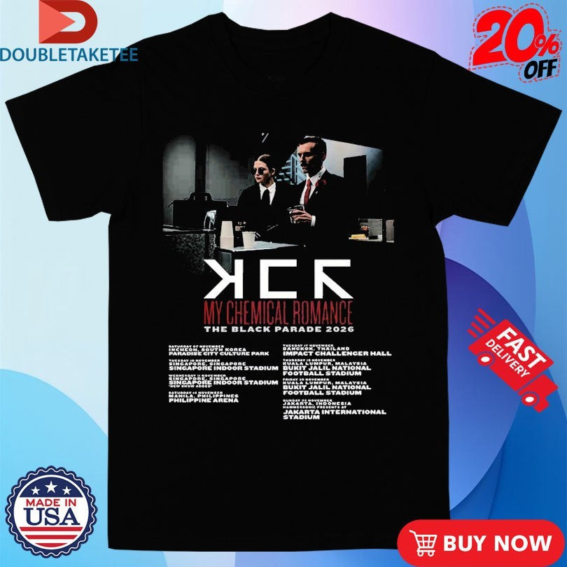 Official My Chemical Romance The Black Parade 2026 Southeast Asia Schedule Shirts Unisex , , , Long Sleeve Tee