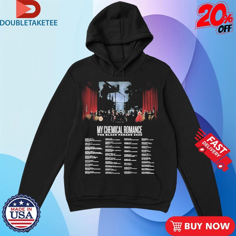 Official My Chemical Romance The Black Parade 2026 Tour Dates UK And Europe Shirts Unisex , , , Long Sleeve Tee
