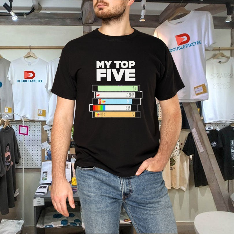 Official My Top Five Books Shirts Unisex , , , Long Sleeve Tee