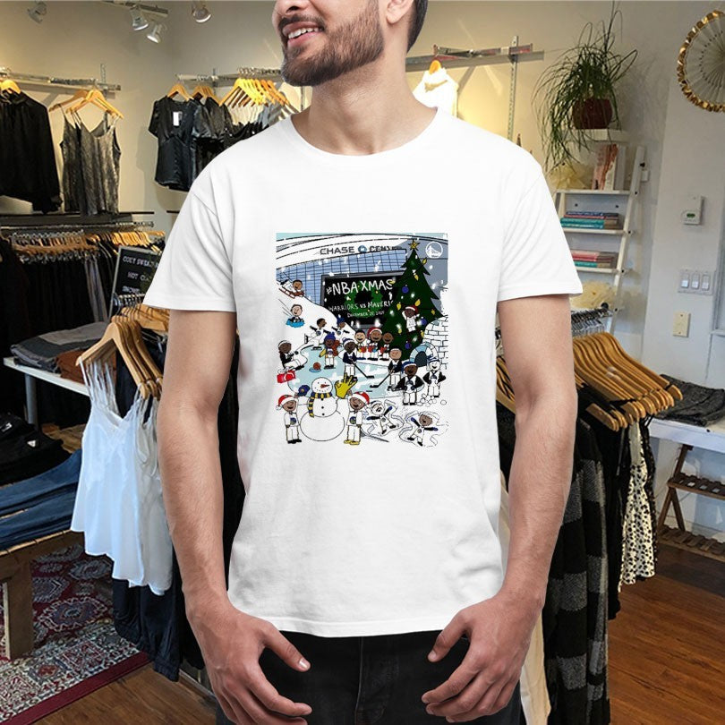 Official NBA Xmas Golden State Warriors vs Dallas Mavericks On December 25 2025 Chase Center Shirts