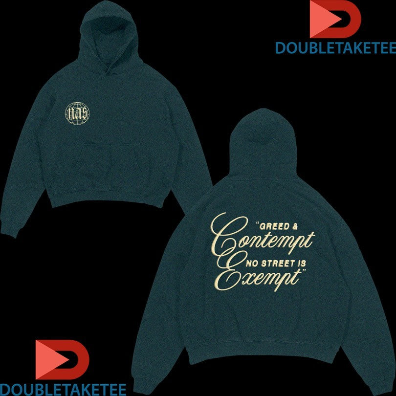 Official Nas Greed And Contempt No Street Is Exempt Shirts Unisex , , , Long Sleeve Tee