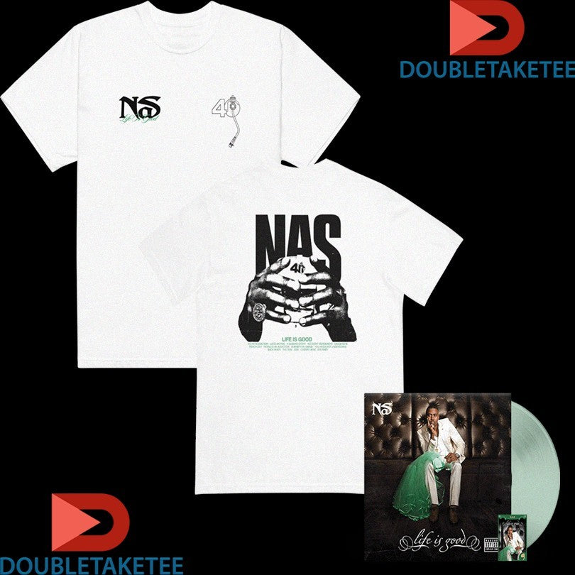 Official Nas Nasir Jones Life Is Good Hands Shirts Unisex , , , Long Sleeve Tee