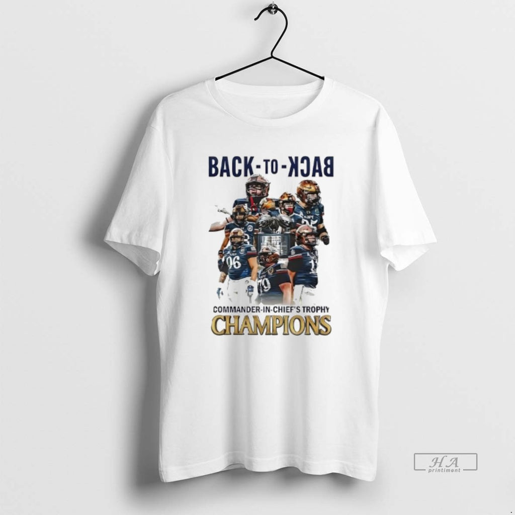 Official Navy Midshipmen Game Back To Back Commander In Chiefs Trophy Champions