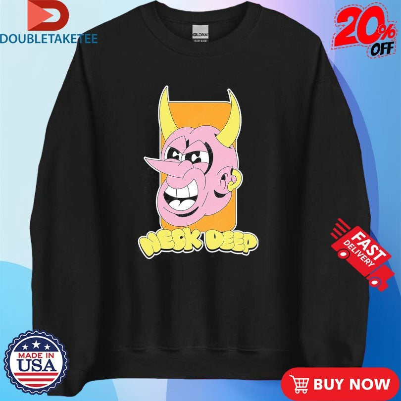 Official Neck Deep Devil Head Shirts Unisex , , , Long Sleeve Tee