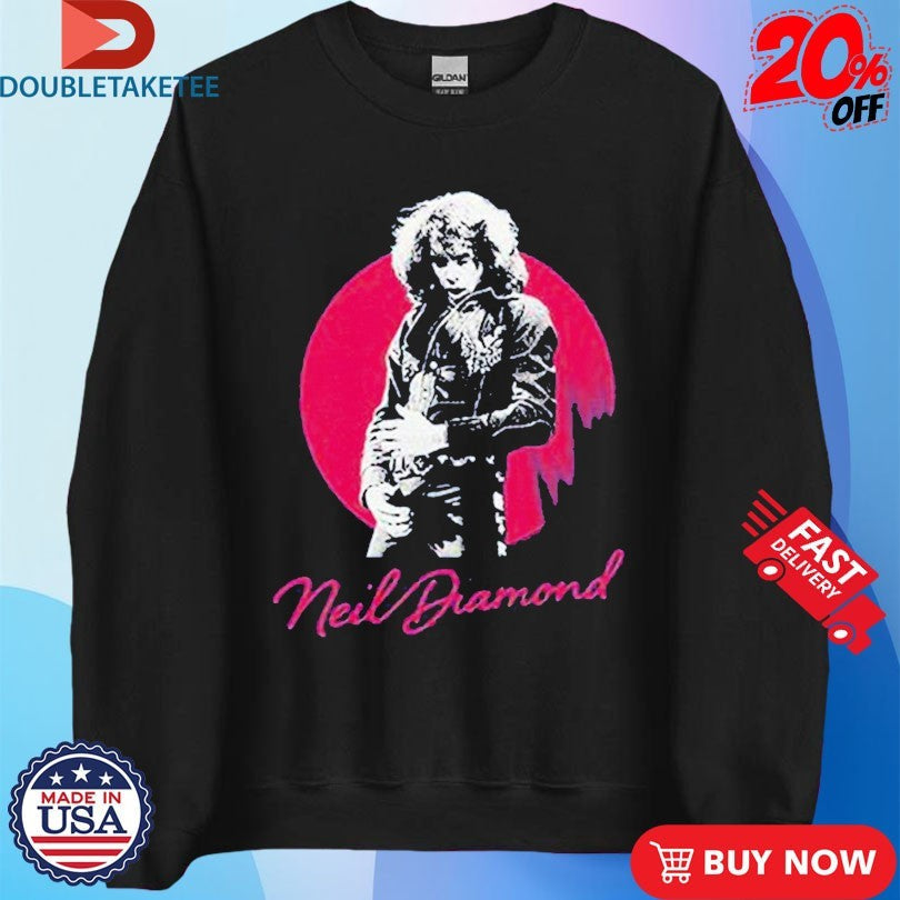 Official Neil Diamond Vintage Photo Shirts Unisex , , , Long Sleeve Tee