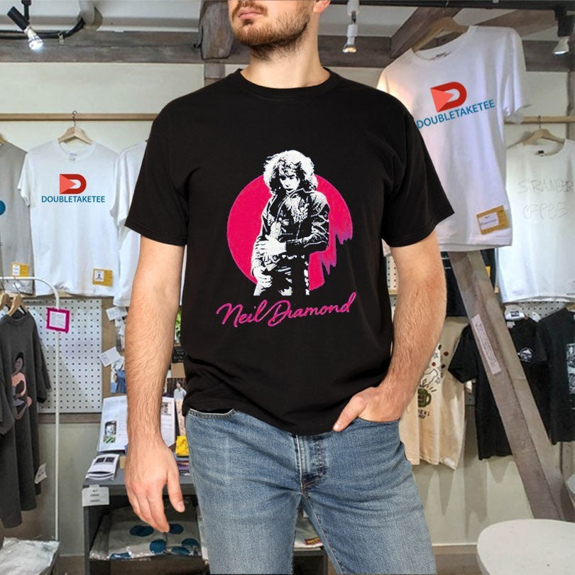Official Neil Diamond Vintage Photo Shirts Unisex , , , Long Sleeve Tee