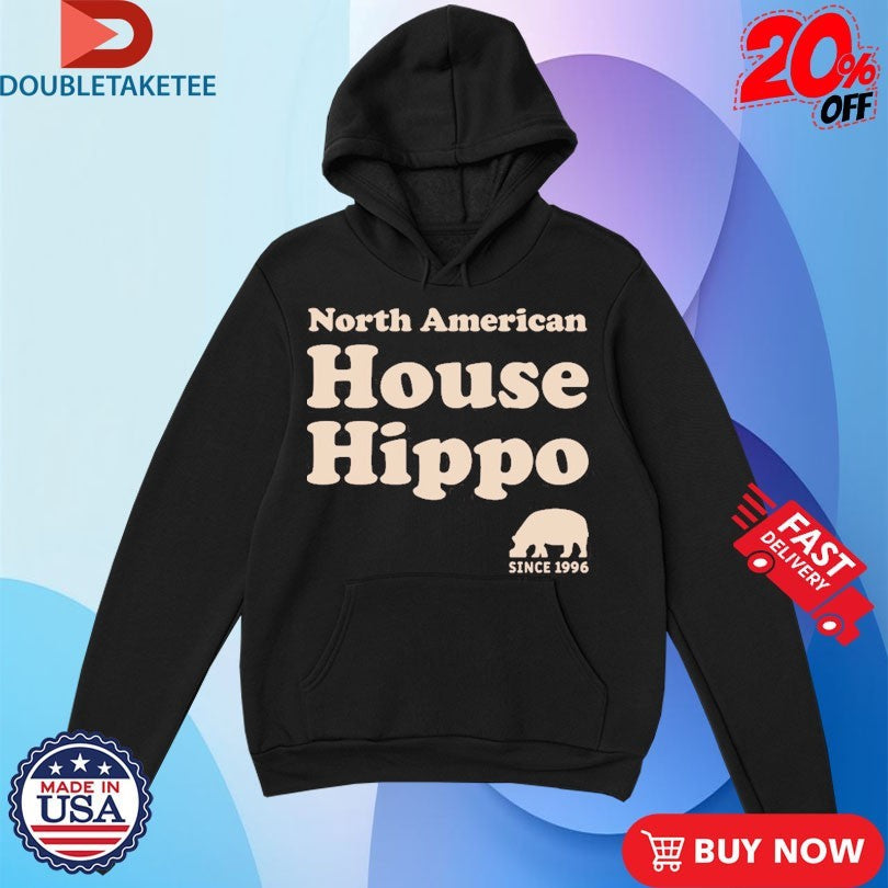 Official North American House Hippo Est 1996 Shirts Unisex , , , Long Sleeve Tee