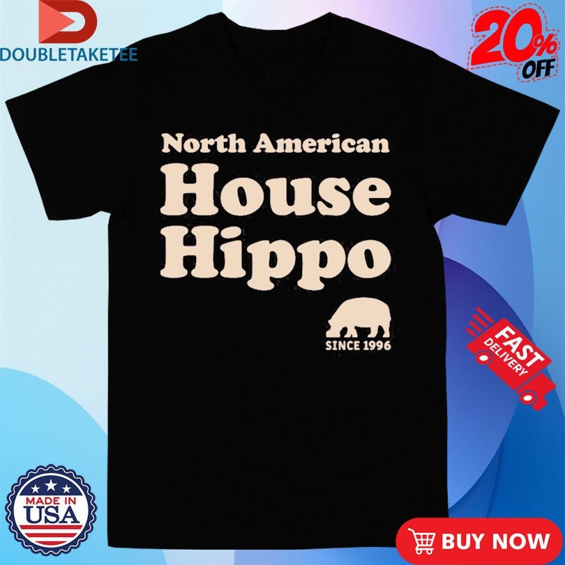 Official North American House Hippo Est 1996 Shirts Unisex , , , Long Sleeve Tee