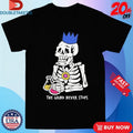 Official OSRS The Grind Never Stops Skeleton Shirts Unisex , , , Long Sleeve Tee