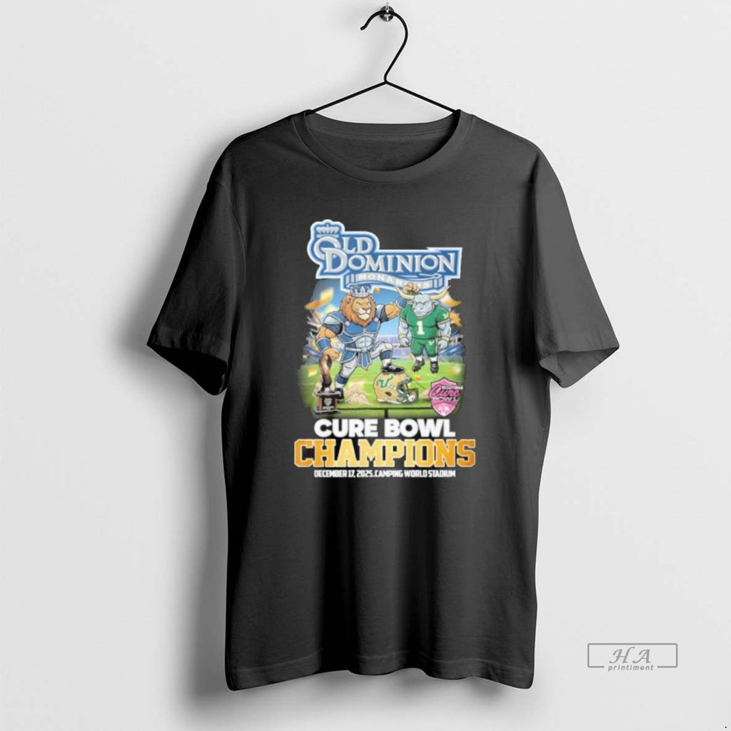 Official Old Dominion Mascot 2025 Cure Bowl Champions