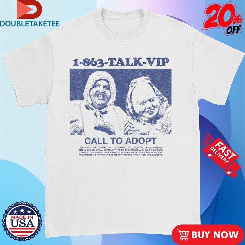 Official Ollie And Archimedes Talk Vip Call To Adopt Shirts Unisex , , , Long Sleeve Tee