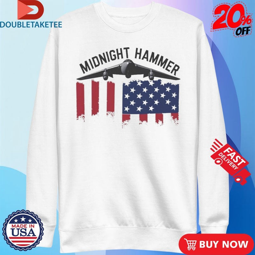 Official Operation Midnight Hammer American Flag Shirts Unisex , , , Long Sleeve Tee