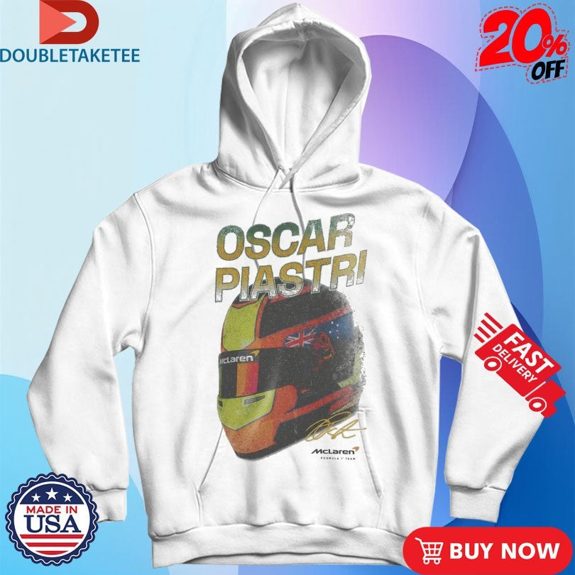 Official Oscar Piastri MClaren F1 Team Signature Shirts Unisex , , , Long Sleeve Tee