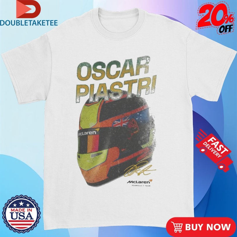 Official Oscar Piastri MClaren F1 Team Signature Shirts Unisex , , , Long Sleeve Tee