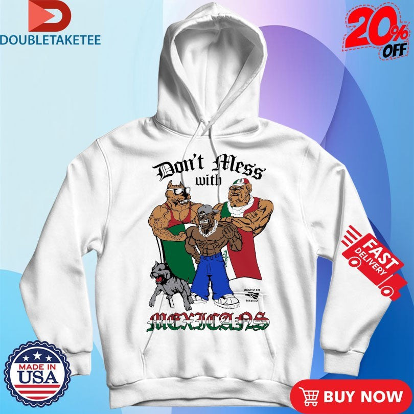 Official Paisaboys Don’t Mess With Perrotes Bulldogs Mexico Flag Shirts Unisex , , , Long Sleeve Tee