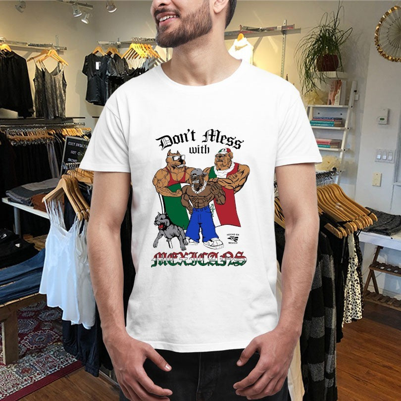 Official Paisaboys Don’t Mess With Perrotes Bulldogs Mexico Flag Shirts Unisex , , , Long Sleeve Tee