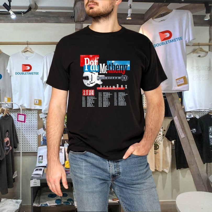 Official Pat Metheny Dreambox 2024 Tour Guitar Shirts Unisex , , , Long Sleeve Tee