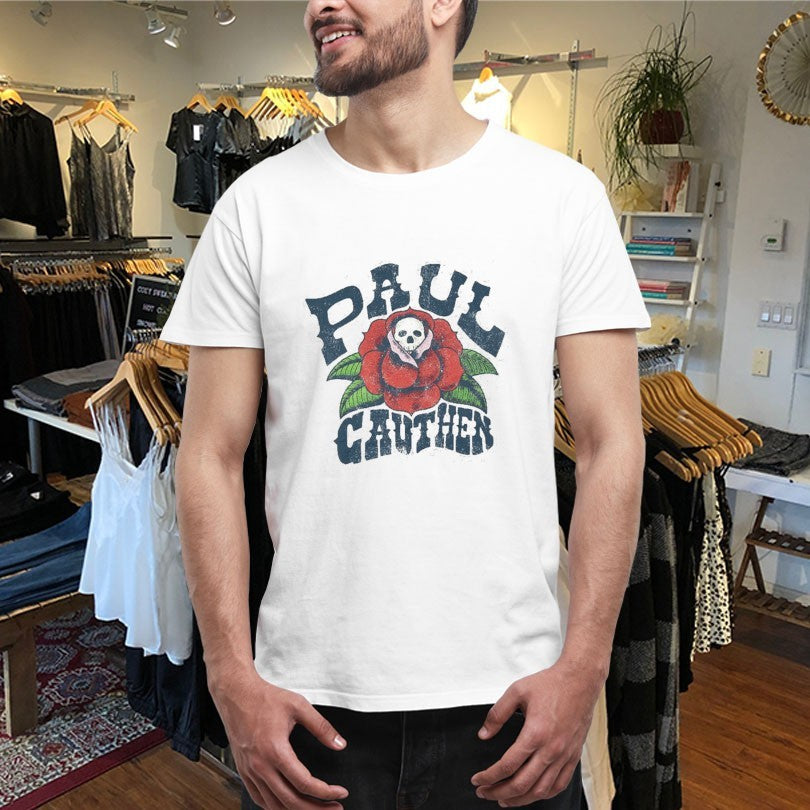 Official Paul Cauthen Skull And Rose Shirts Unisex , , , Long Sleeve Tee