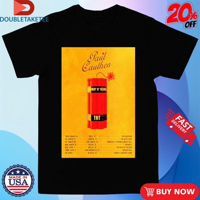 Official Paul Cauthen Tour 2026 Dates Shirts Unisex , , , Long Sleeve Tee