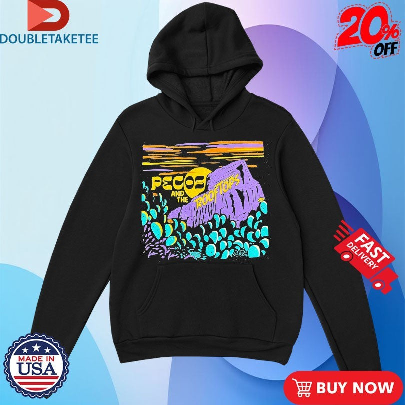 Official Pecos And The Rooftops Skyline Shirts Unisex , , , Long Sleeve Tee