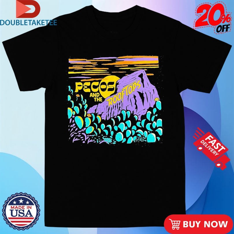 Official Pecos And The Rooftops Skyline Shirts Unisex , , , Long Sleeve Tee