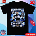 Official Penn State Nittany Lions 2025 Pinstripe Bowl Champions Mascot Trophy Shirts Unisex , , , Long Sleeve Tee