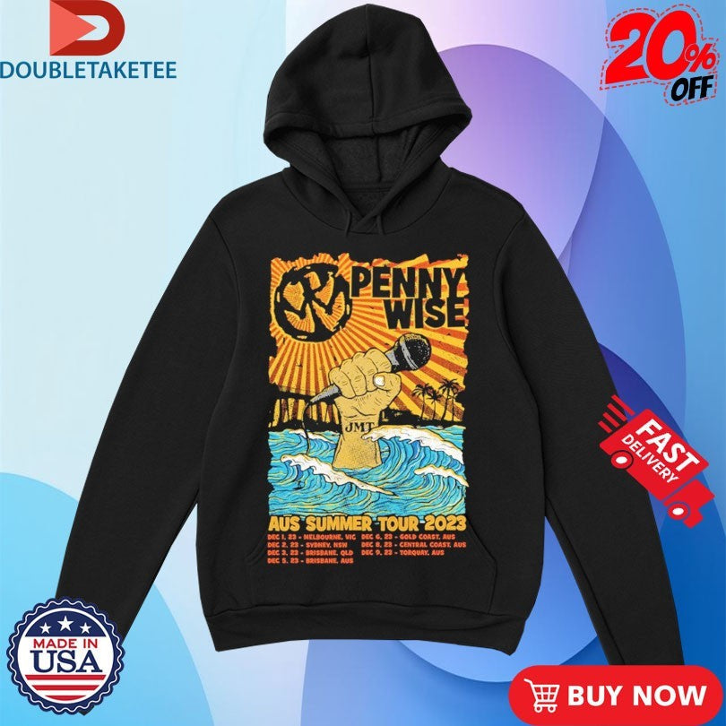 Official Pennywise Aus Summer 2023 Tour Shirts Unisex , , , Long Sleeve Tee