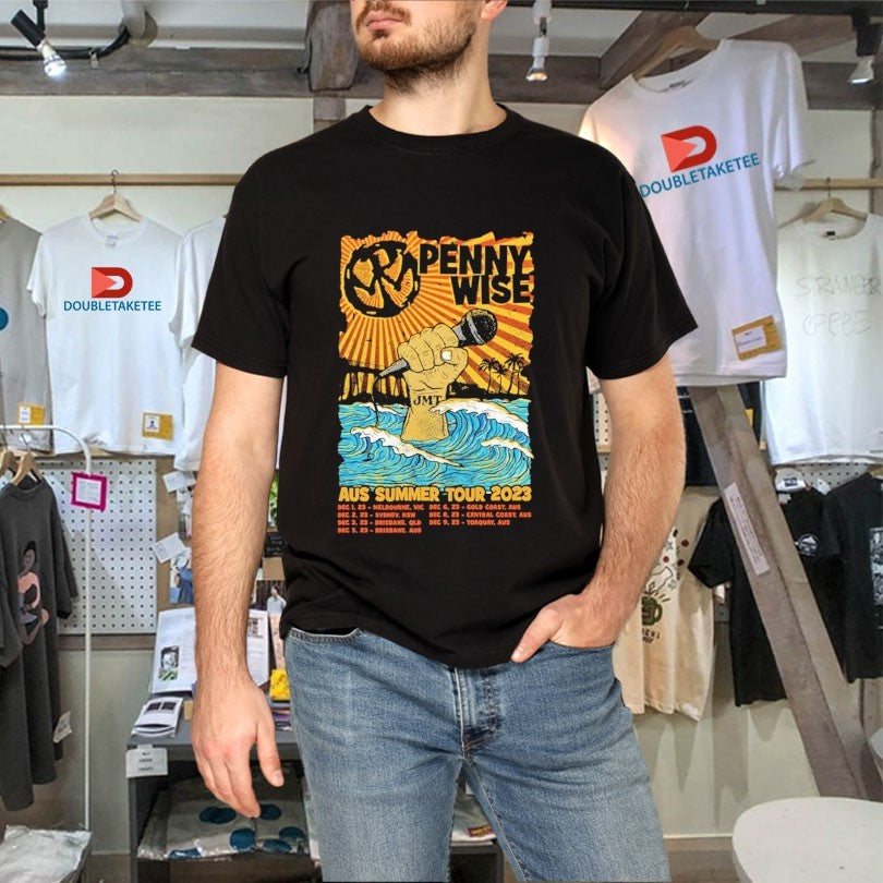 Official Pennywise Aus Summer 2023 Tour Shirts Unisex , , , Long Sleeve Tee