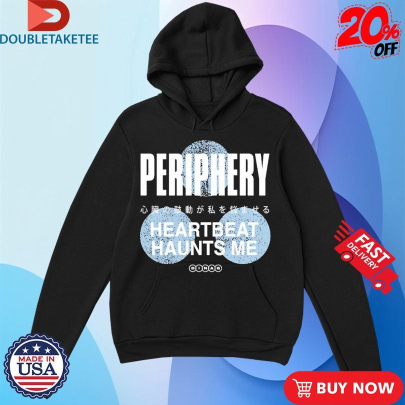 Official Periphery Heartbeat Haunts Me Shirts Unisex , , , Long Sleeve Tee