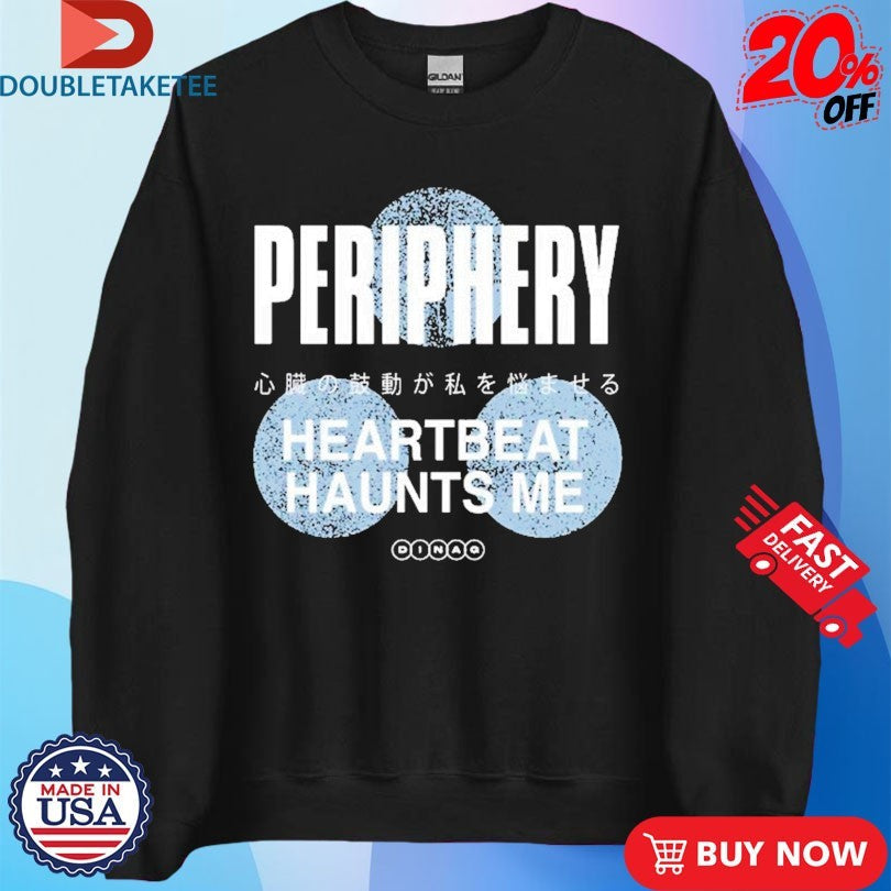 Official Periphery Heartbeat Haunts Me Shirts Unisex , , , Long Sleeve Tee
