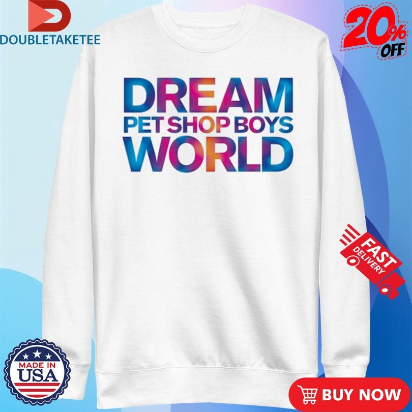 Official Pet Shop Boys Dreamworld 2025 Shirts Unisex , , , Long Sleeve Tee