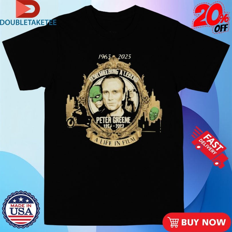 Official Peter Greene Memorial 1965-2025 A Life In Film Shirts Unisex , , , Long Sleeve Tee