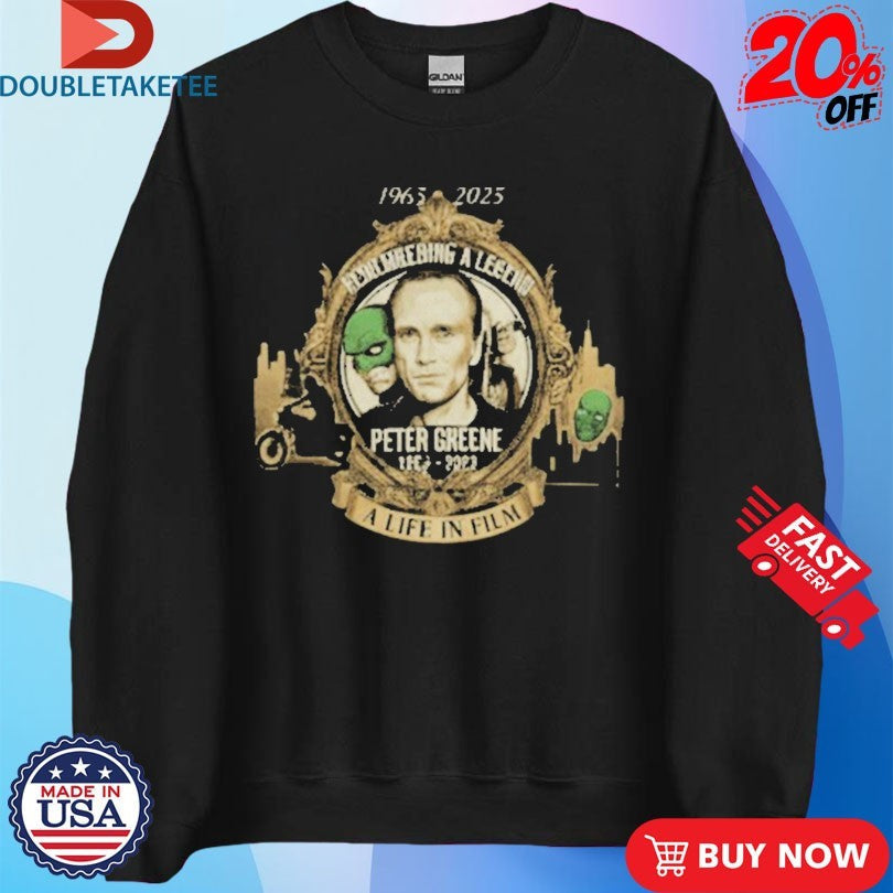 Official Peter Greene Memorial 1965-2025 A Life In Film Shirts Unisex , , , Long Sleeve Tee