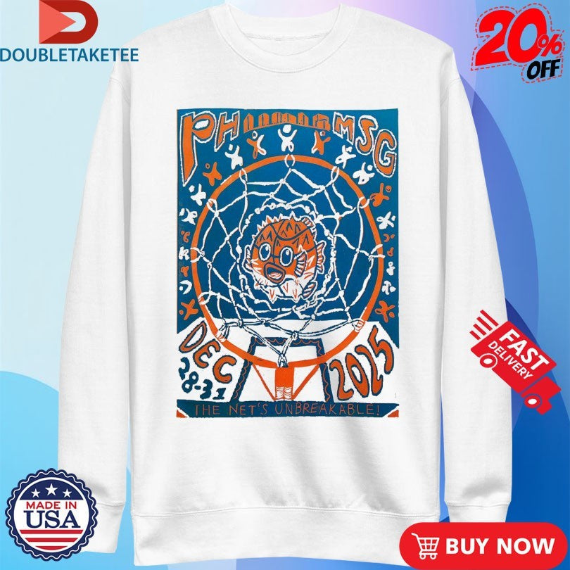 Official Phish Dec 28-30 2025 Madison Square Garden New York NY Shirts Unisex , , , Long Sleeve Tee