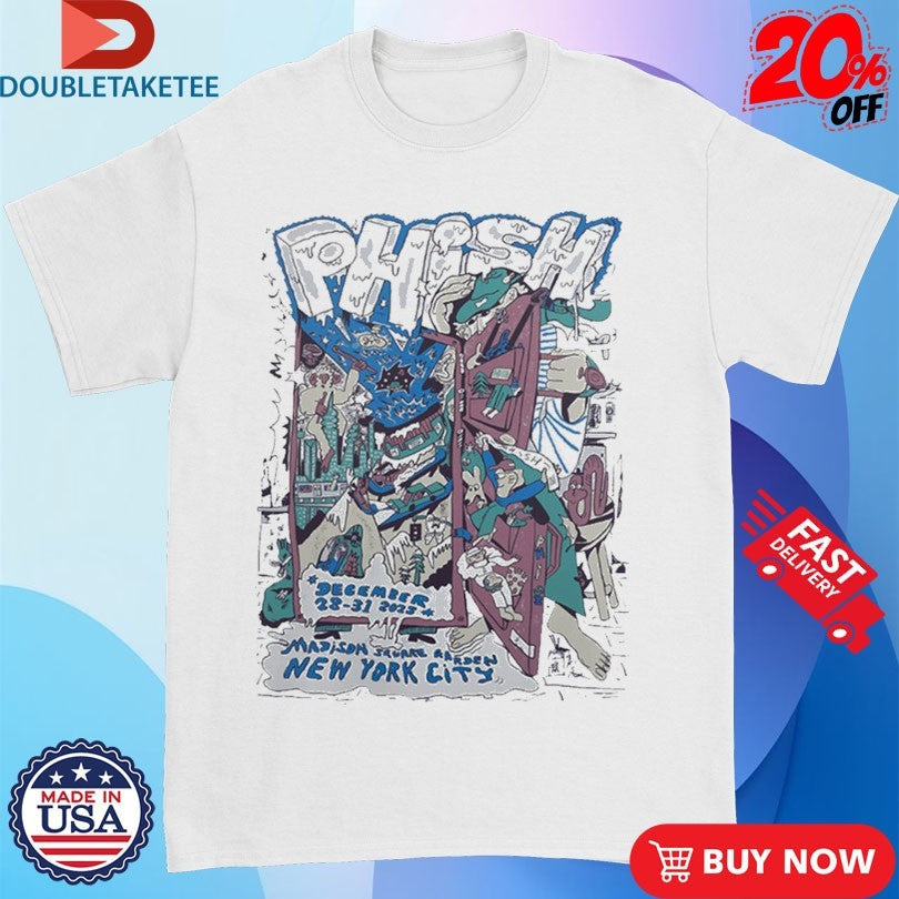 Official Phish In New York City At Madison Square Garden On December 28-30 2025 Shirts Unisex , , , Long Sleeve Tee